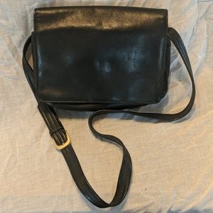 Vintage Tignanello Black Shoulder Bag